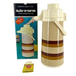 70s PumpPot beverage dispenser 2 qt 1970s vintage